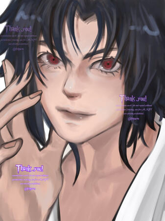 Headshot (commission by @widiyaamoza)